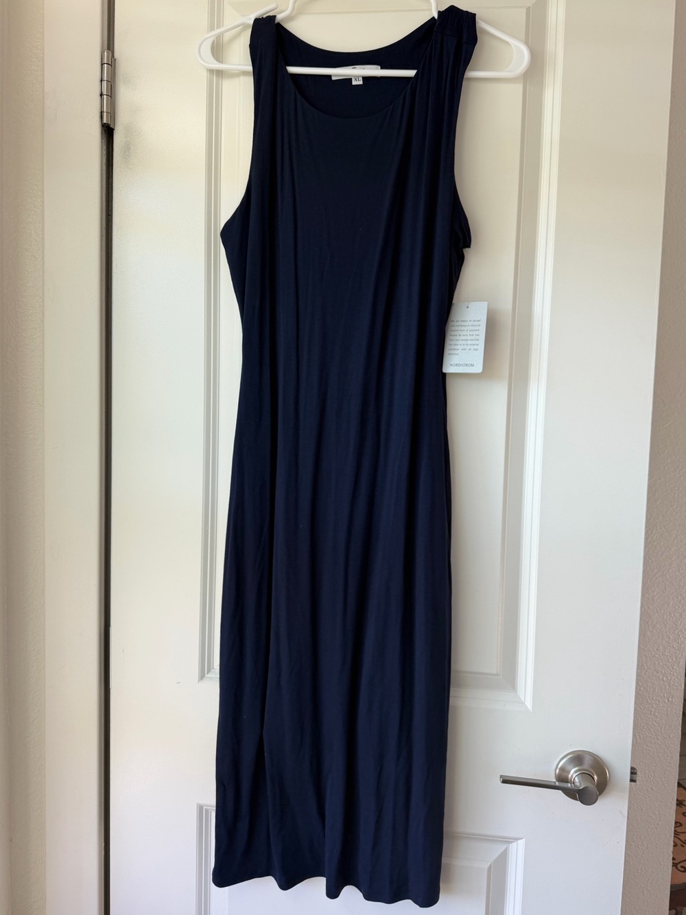 Velvet Torch Navy Sleeveless Maxi Dress